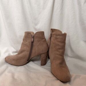 Top Moda Brown Suede Booties